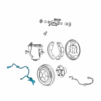 OEM Dodge Caliber Sensor-Anti-Lock Brakes Diagram - 5105063AD