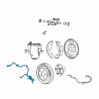 OEM 2015 Jeep Compass Sensor-Anti-Lock Brakes Diagram - 5105063AD