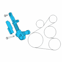 OEM 2015 Toyota Corolla Serpentine Tensioner Diagram - 16620-37030