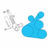 OEM 2016 Scion iM Serpentine Belt Diagram - 90916-02609