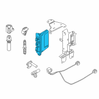 OEM 2010 Ford Mustang EEC Module Diagram - AR3Z-12A650-ABD