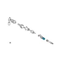 OEM 1998 Chrysler Sebring Bearing-Axle Shaft Diagram - MR388567