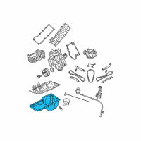 OEM Chrysler Aspen Pan-Engine Oil Diagram - 53021693AC