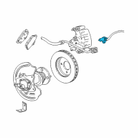 OEM 2004 Ford Mustang Rear Speed Sensor Diagram - F9ZZ-2C190-CB