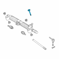 OEM Scion Gear Assembly Mount Bolt Diagram - 90119-12408