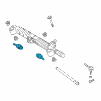 OEM 2012 Scion iQ Inner Tie Rod Diagram - 45503-74010