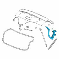 OEM 2018 Cadillac CTS Hinge Diagram - 84159812