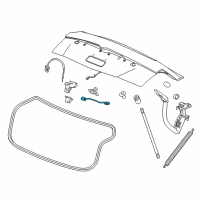 OEM Cadillac CTS Release Switch Diagram - 13597498