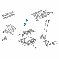 OEM 2018 Cadillac CTS Filler Tube Diagram - 12654893