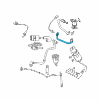 OEM 2005 Chrysler 300 Tube-Exhaust Manifold To EGR Val Diagram - 4591916AC