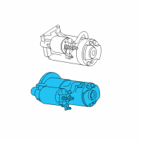 OEM Jeep Comanche Engine Starter Diagram - 56041014AB