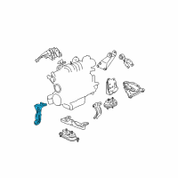 OEM 2007 Buick LaCrosse Brace-Transaxle Diagram - 12589418