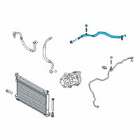 OEM 2021 Toyota Prius Suction Pipe Diagram - 88707-47120