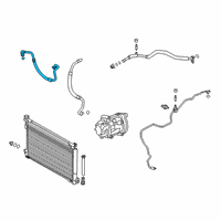 OEM 2021 Toyota Prius Discharge Hose Diagram - 88703-47080