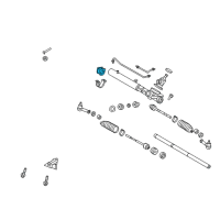 OEM 2014 Hyundai Genesis Coupe Rubber-Gear Housing Mounting Diagram - 57789-3F500