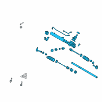 OEM Hyundai Genesis Coupe Gear & Linkage Assembly-Power Steering Diagram - 57700-2M001