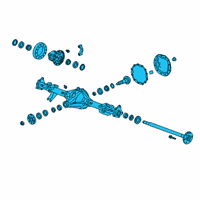 OEM 2020 Chevrolet Silverado 1500 Axle Assembly Diagram - 84686548