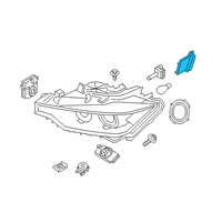 OEM 2016 BMW 328i GT xDrive Driver Module, Headlights Diagram - 63-11-7-316-147