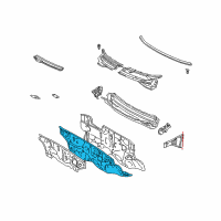 OEM Toyota Matrix Dash Panel Diagram - 55101-02470
