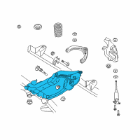 OEM 2013 Ram 1500 Front Lower Control Arm Diagram - 4877159AH