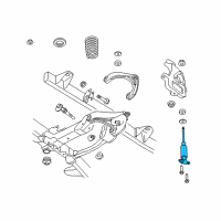 OEM 2017 Ram 1500 ABSORBER Pkg-Suspension Diagram - 68170198AC