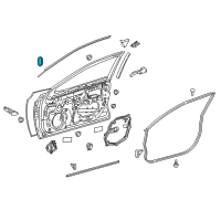 OEM 2018 Toyota Camry Door Shell Plug Diagram - 90950-01A15