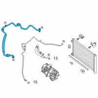 OEM 2018 Nissan Sentra Hose-Flexible, Low Diagram - 92480-3SG0A