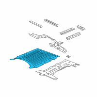 OEM Chevrolet Express 2500 Panel-Front Floor *Marked Print Diagram - 15769633