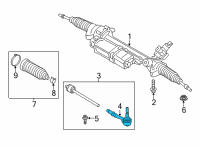 OEM BMW Ball Joint, Left Diagram - 32-10-6-887-405