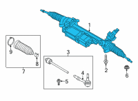 OEM 2020 BMW X6 STEERING GEAR, ELECTRIC Diagram - 32-10-5-A09-BB8