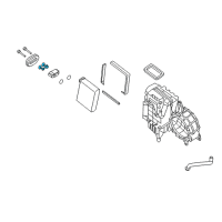 OEM 2015 Nissan Pathfinder Seal Diagram - 92798-4M402