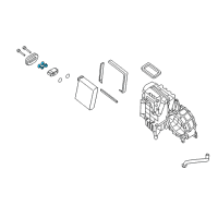 OEM 2013 Nissan Pathfinder Seal Diagram - 92798-4M402