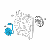 OEM 2021 Honda CR-V Motor, Cooling Fan Diagram - 19030-5PA-A01