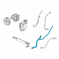 OEM 2012 Ram 2500 Hose-Power Steering Return Diagram - 68031853AH