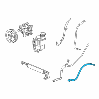 OEM Ram 3500 Hose-Power Steering Return Diagram - 68031849AG