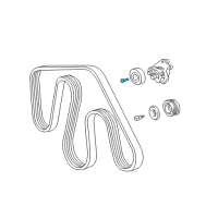 OEM 2010 Toyota FJ Cruiser Mount Bolt Diagram - 90080-10316