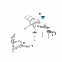 OEM Chrysler Sebring ISOLATOR-CROSSMEMBER Diagram - 4766484AC