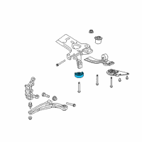 OEM 2010 Dodge Journey Seat-ISOLATOR Mount Diagram - 5085795AB