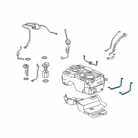 OEM 2009 Saturn Vue Mount Strap Diagram - 25918370