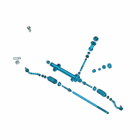 OEM Hyundai Sonata Gear Assembly-Steering Diagram - 56500-3Q000