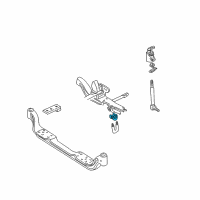OEM GMC Stabilizer Bar Clamp Diagram - 15640305