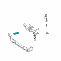 OEM GMC C1500 Bracket, Front Stabilizer Shaft Diagram - 15640331