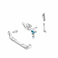 OEM 1996 GMC K1500 Suburban Insulator Asm-Front Stabilizer Shaft Diagram - 15640307