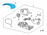 OEM 2021 Ford Mustang Mach-E COVER Diagram - LJ8Z-17D742-BAPTM