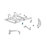 OEM 2011 Chevrolet Camaro Shock Lower Bolt Diagram - 11562580