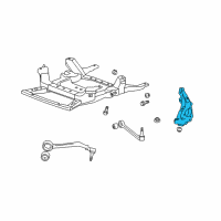 OEM Chevrolet Camaro Knuckle Diagram - 23192988