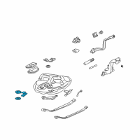 OEM 1997 Honda Civic Pump Set, Fuel Diagram - 17040-S01-A31