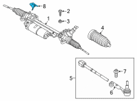 OEM 2022 BMW M4 HEAT SHIELD BELLOWS:323070 Diagram - 32-10-6-881-434