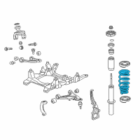 OEM 2012 Cadillac CTS Front Spring Diagram - 25807542