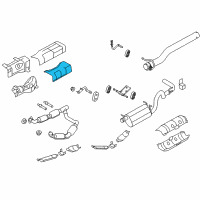 OEM Ford E-150 Club Wagon Shield Diagram - 6C2Z-5G221-A